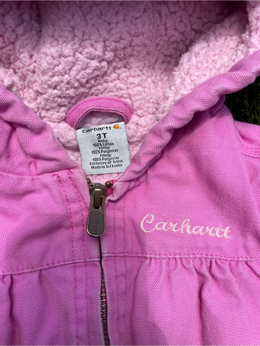 Toddler Carhartt hooded jacket